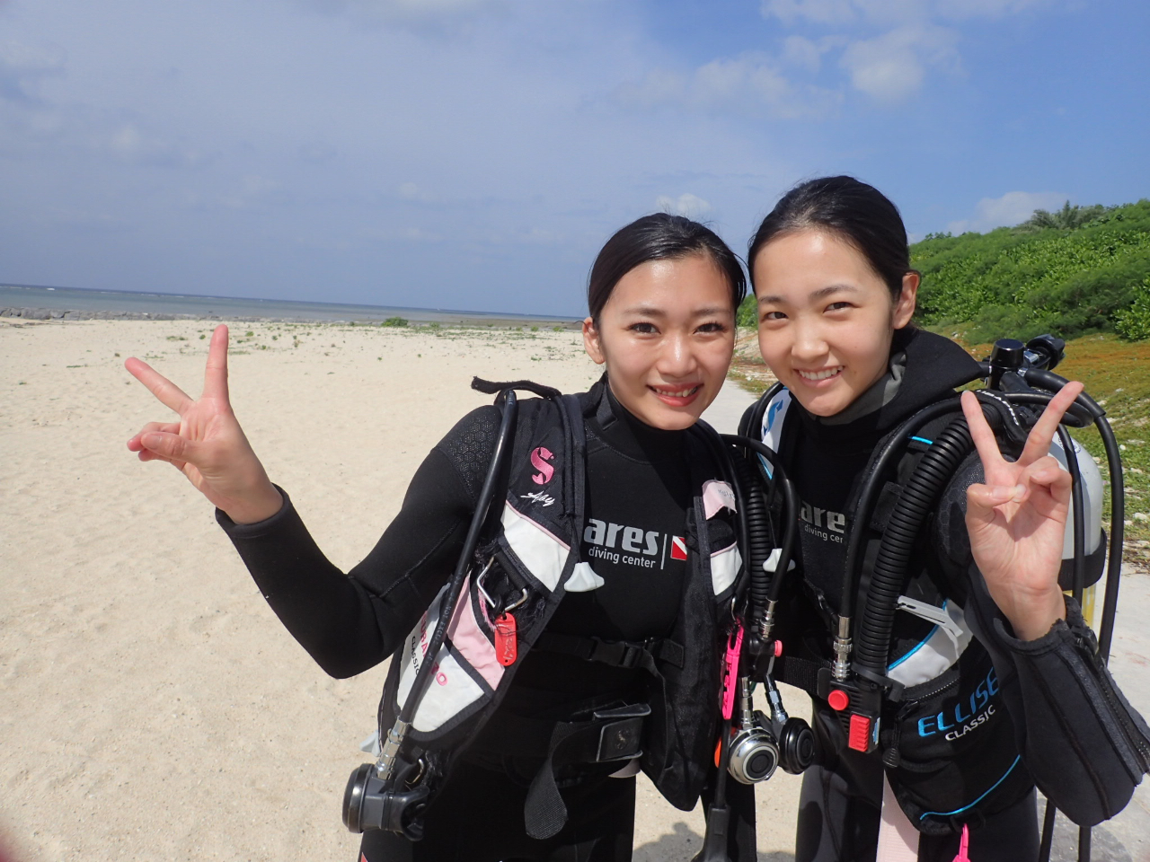 ビーチエントリーでいける半日体験ダイビング！/ココマジック石垣島