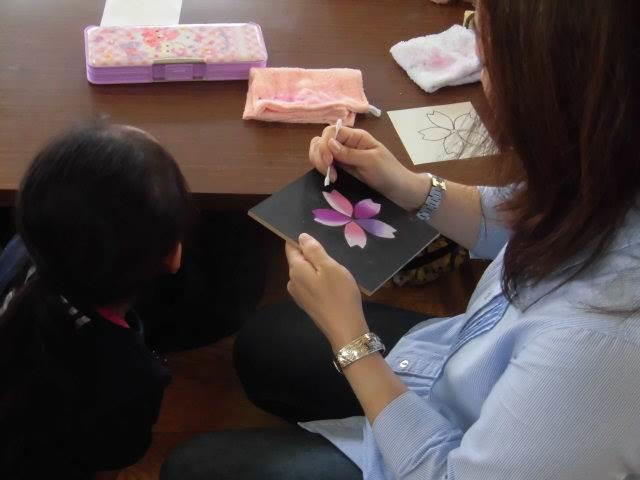 体験シーン グラデーションの美しさにワクワクします。