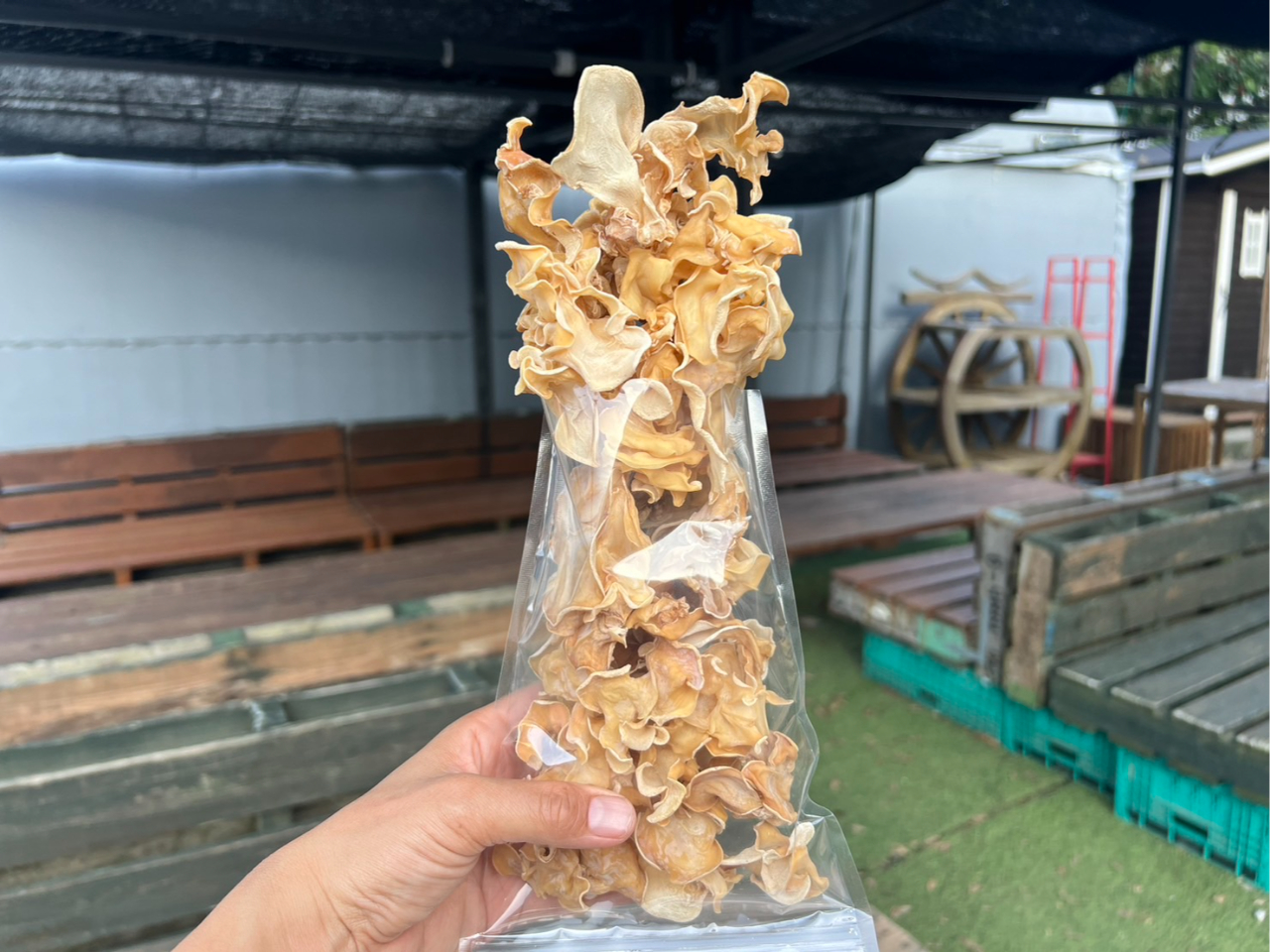 袋を手で持って、こぼれなければOK!