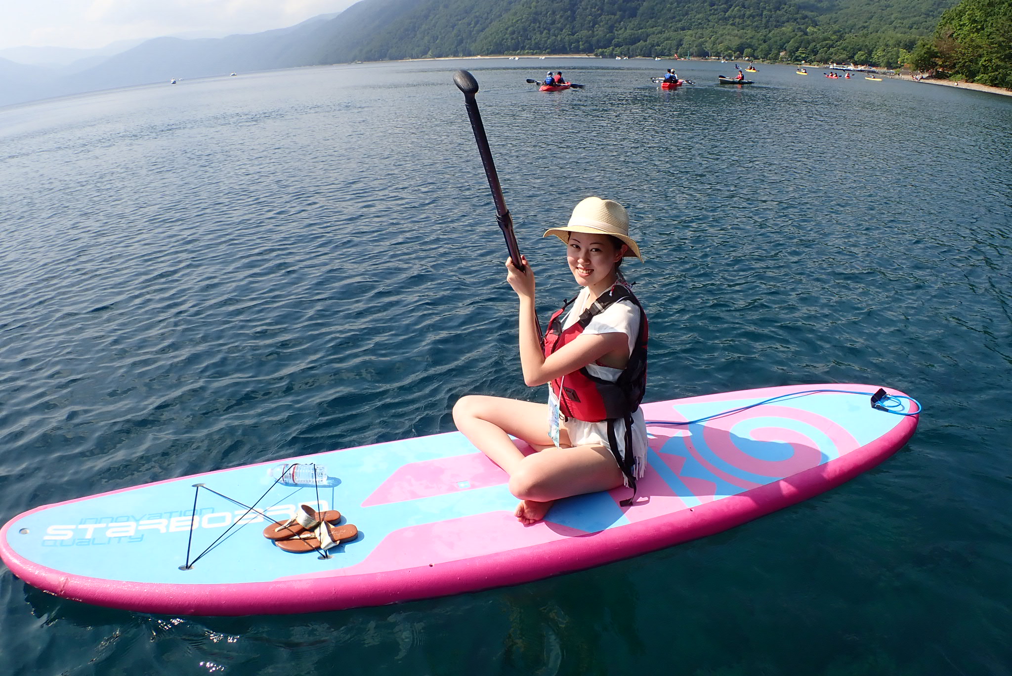 【SUP/支笏湖】午前プラン!日本一キレイな湖をSUPでクルージングしましょう♪のプラン詳細