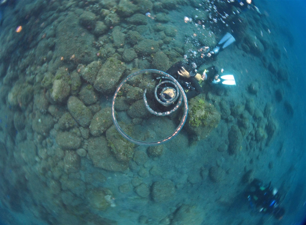 安全停止中はバブルリングの練習にも最適