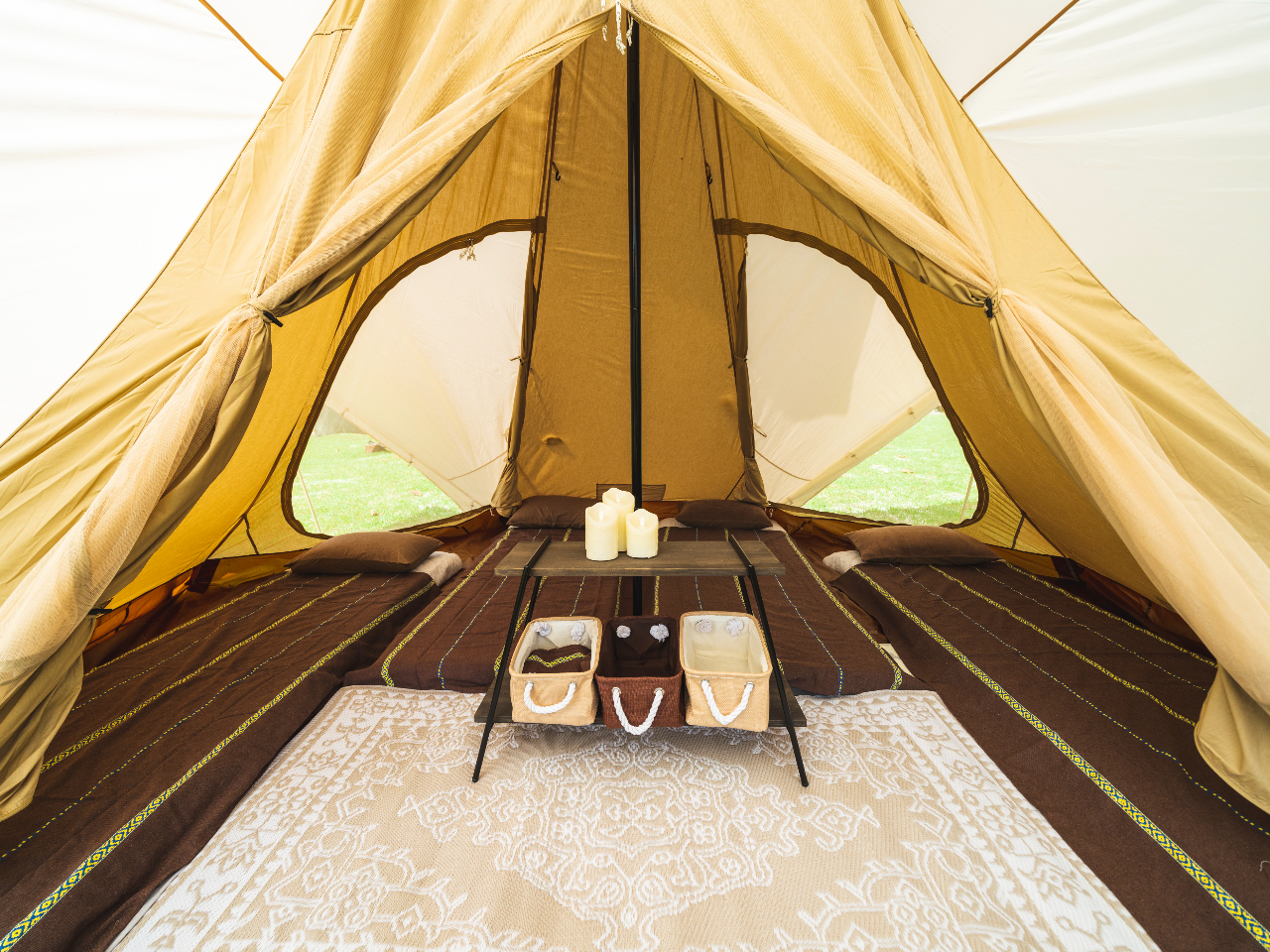 希少カラー hago キッチン キャンプ ビンテージ テント ブラウン 希少カラー hago キッチン キャンプ ビンテージ テント ブラウン 希少