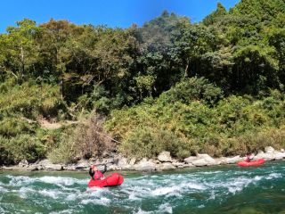 波のある区間はドキドキ、下り終わると楽しい。