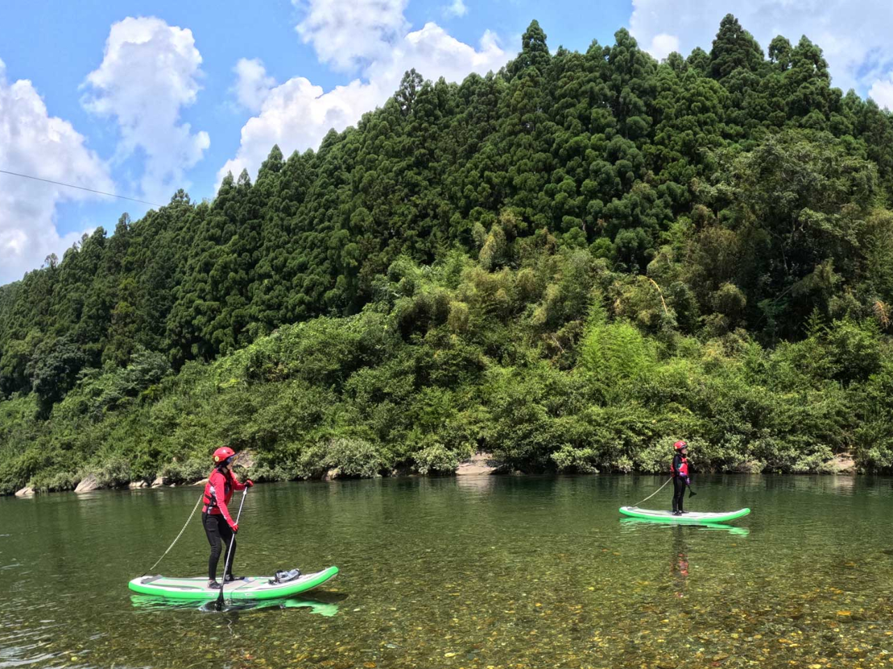 水質ランキングTOP10に選ばれたこともある清流吉野川をリバーSUPでミニツーリングしよう!