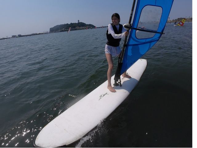 江ノ島一望出来る海でマリンスポーツ!