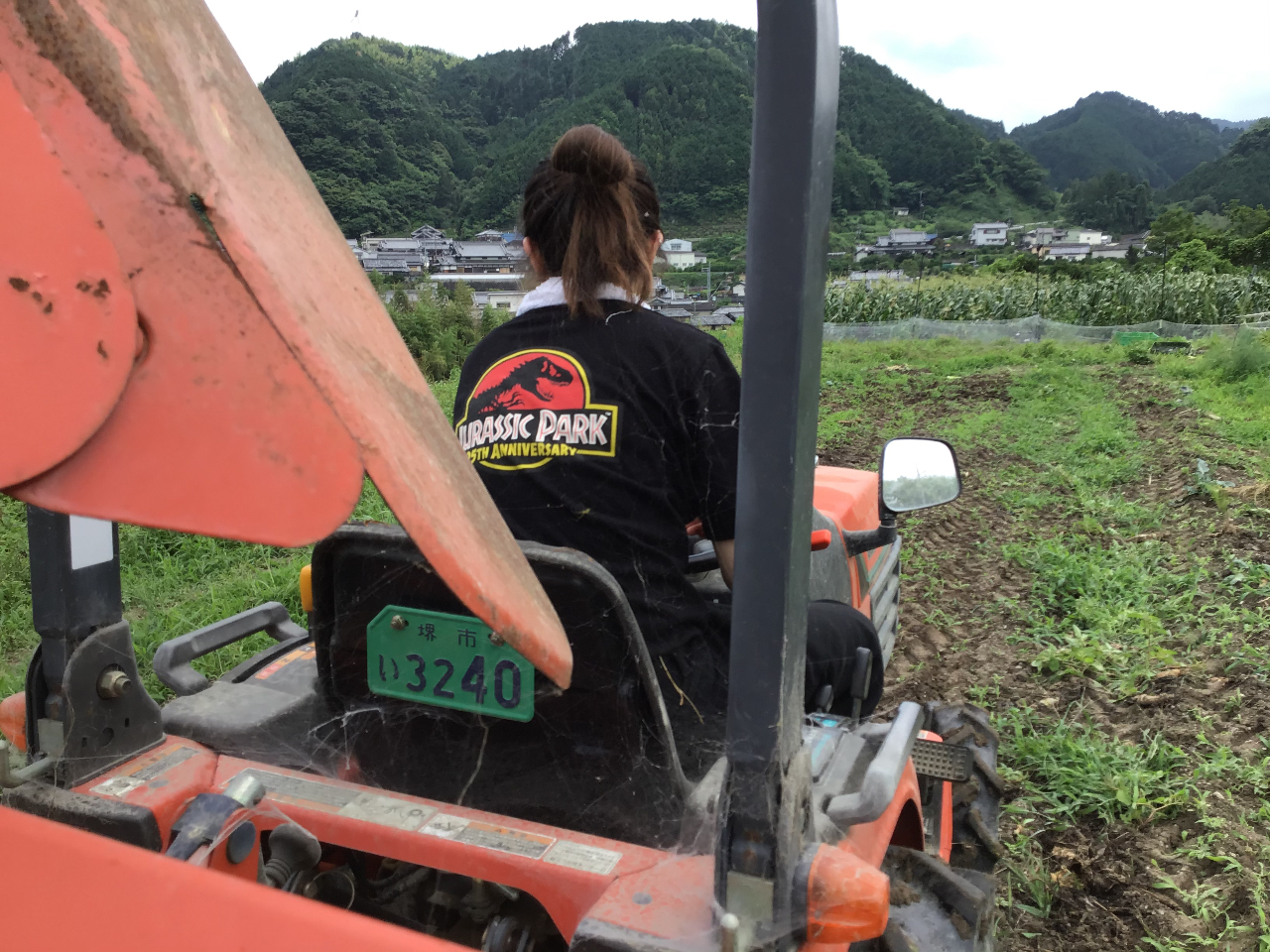 トラクターにも乗ってみよう!