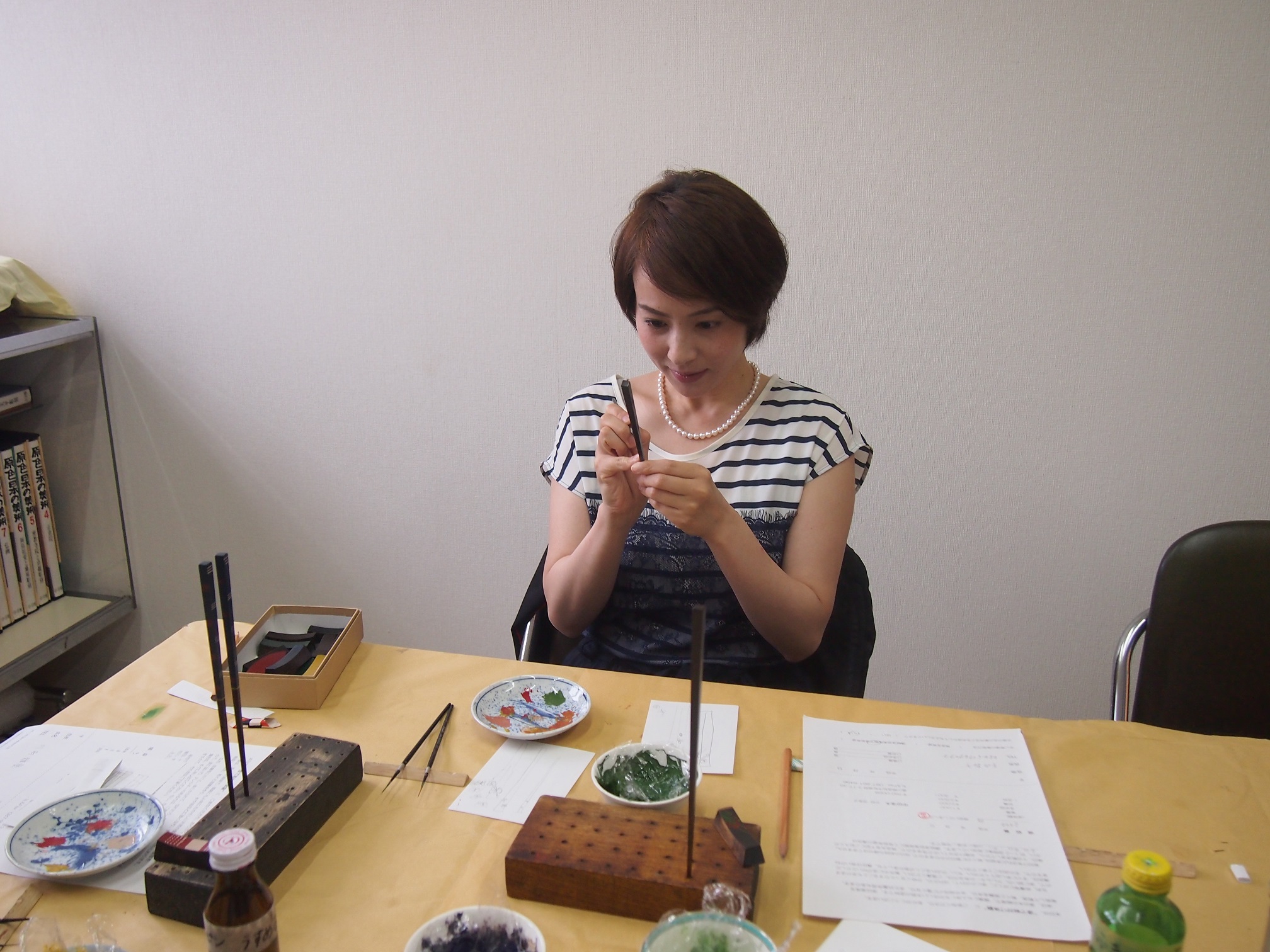 真剣な眼差しです!