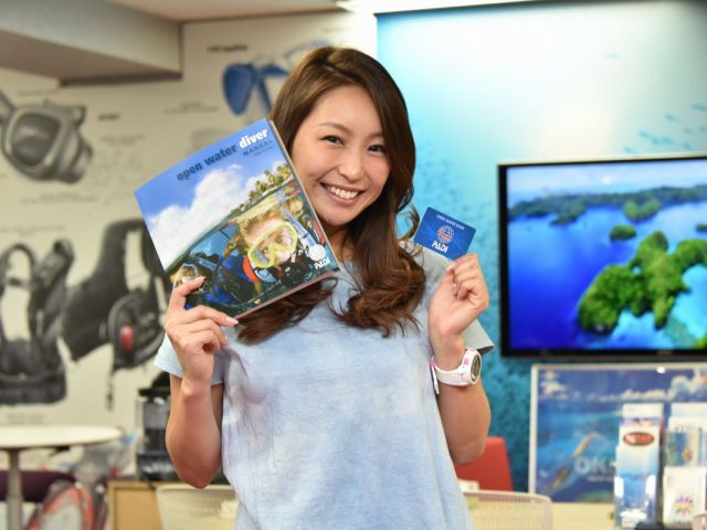 PADI国際ダイビングライセンスコース3日間