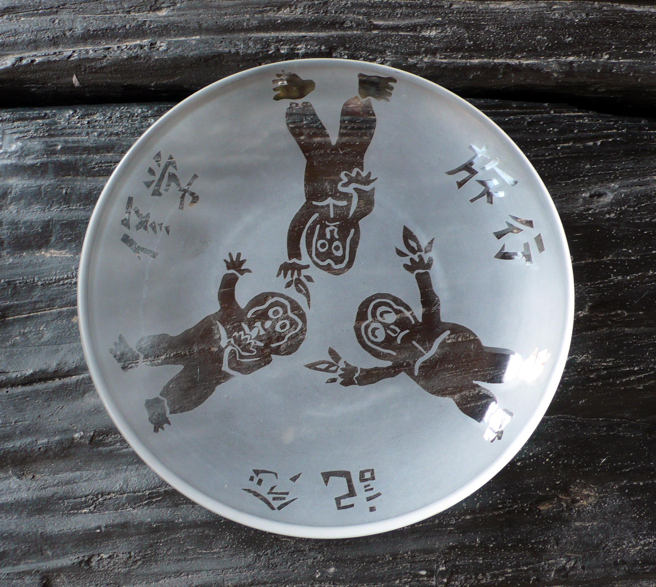 中学生の修学旅行の作品!三猿をデザインした力作♪