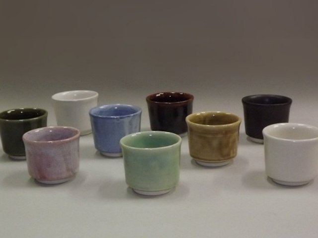 9種類の釉薬から選べます♪お好みの色をチョイス☆