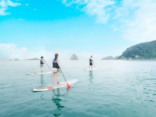 水質AA!SUPデビューは下田で!綺麗な海で楽しくエクササイズ!クルージング!