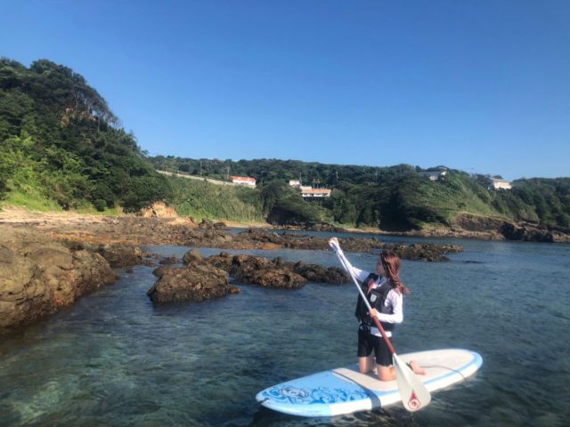 SUPで見られない、素晴らしい景色に出会えます。