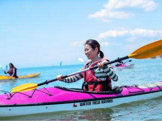 泳げなくても大丈夫!初めての方大歓迎!女性お一人様でもお気軽にご参加頂けます。