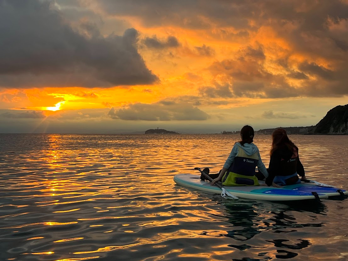 穏やかな湾内で一通り練習したら「海の散歩」に出かけましょう。