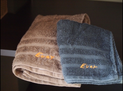 冷暖房完備のシャワールームには、シャンプーやバスタオル、ドライヤー等アメニティ充実しています。(ご利用の場合別途1080円)