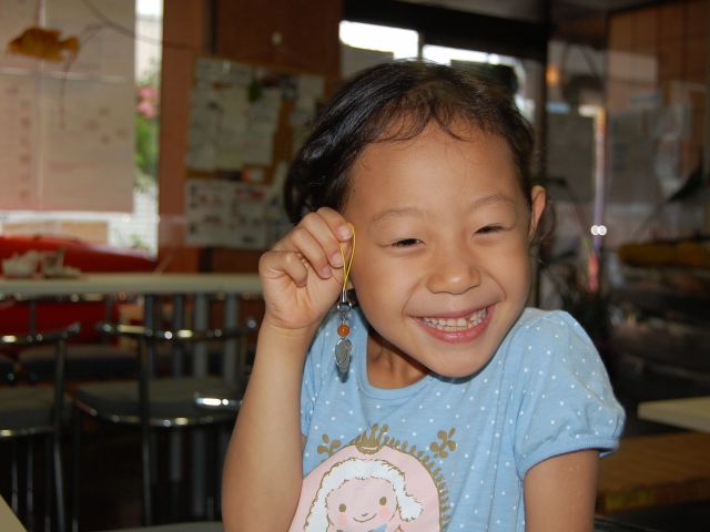 オリジナルのアクセサリーが完成