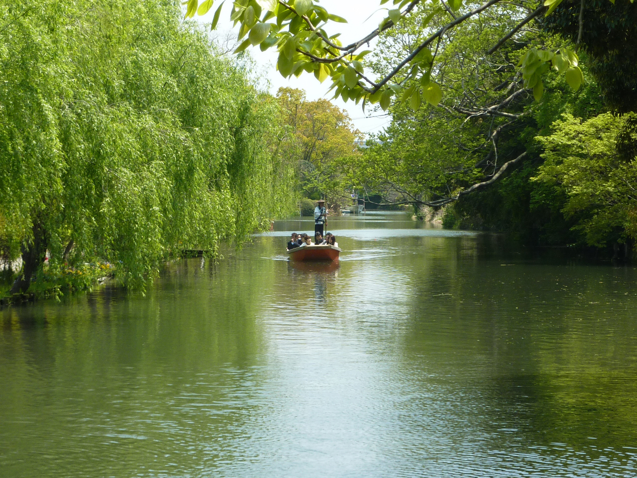 暑い季節は、水辺の少しでも涼しげな場所で・・・