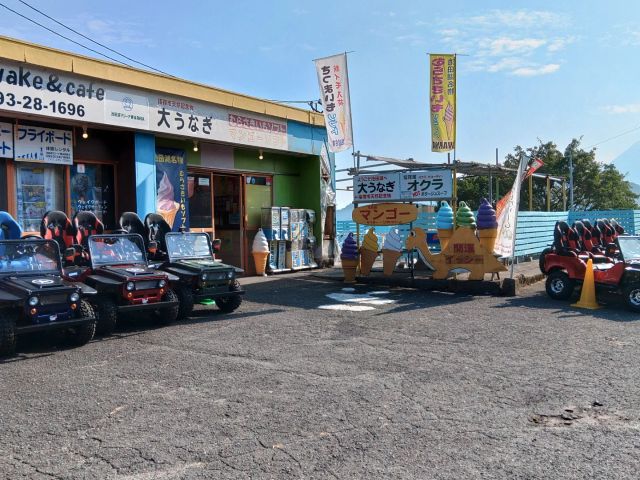 池田湖マリーナWARNA、MJ☆WARNAミニジープレンタル&販売、気軽にお問い合わせくださいね(^_^)