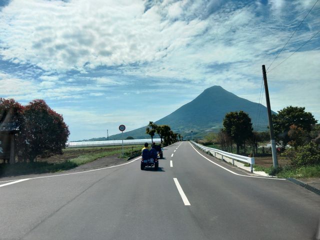 薩摩富士の開聞岳ドライブ