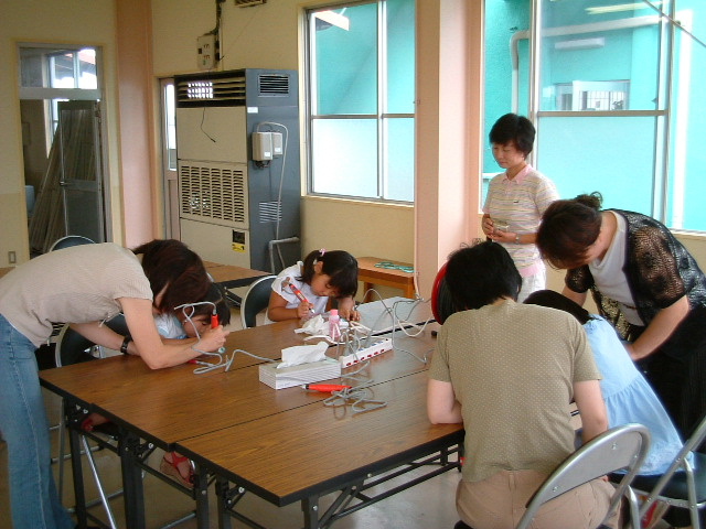 お一人でも大勢でも楽しく体験できます。