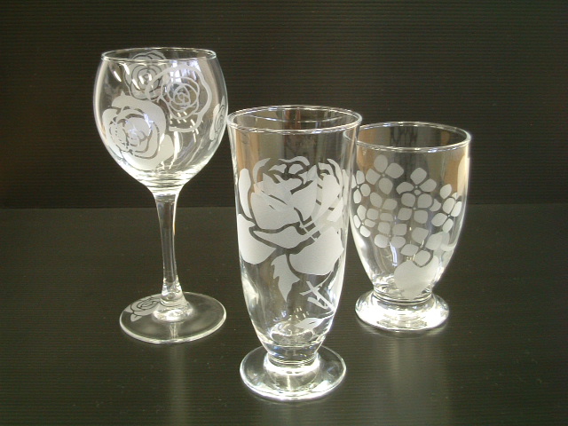 グラスのサンプルです。