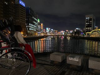 中洲 那珂川河畔の夜景