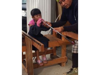 ガラスに*ふ〜!!*っと空気を吹き込んでいきます