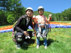 親子で協力しながら準備をします