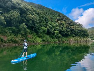 水上散歩 ダウンリバー SUP 秘境感を味わえるGOOD FIELD!