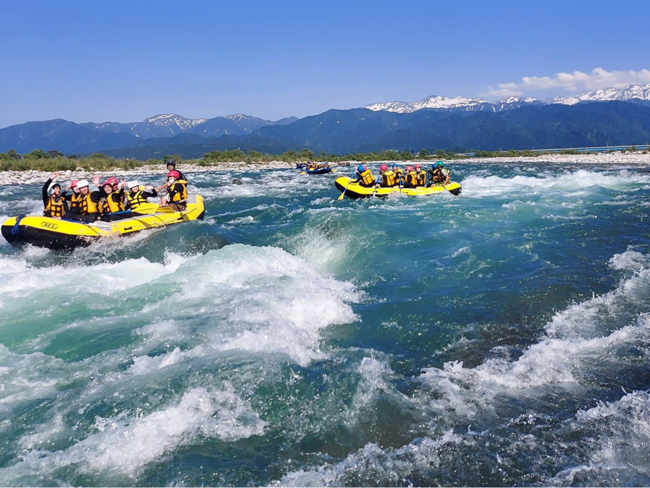 清流黒部川満喫できます!