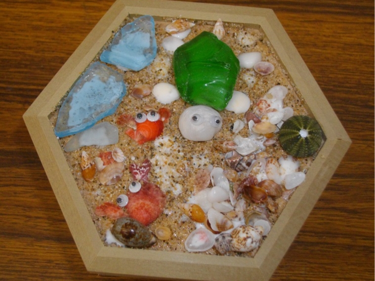 宝箱に大変身【大切なお宝を入れよう♪】六角箱作り体験/琴引浜鳴き砂