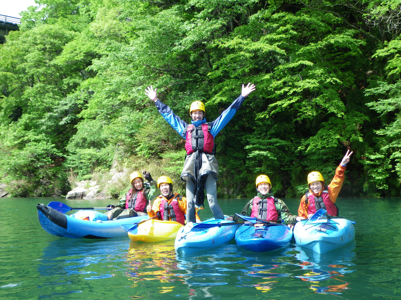 無事にゴール!感激の記念撮影