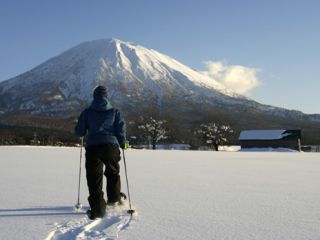羊蹄山の麓からスタート 晴れていれば広大な羊蹄山がお出迎え