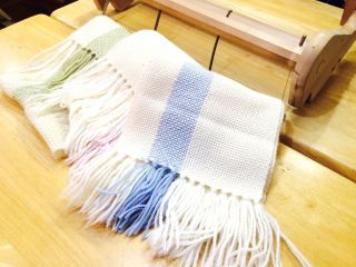 じゃらん限定 マフラー留めにも使えるヘアゴムの特典付き ハンドメイドのマフラー作り体験 しっかりした作品を作りたい方 挑戦してみたい方に プレゼントにも 織物工房 Le Poilu じゃらん遊び体験