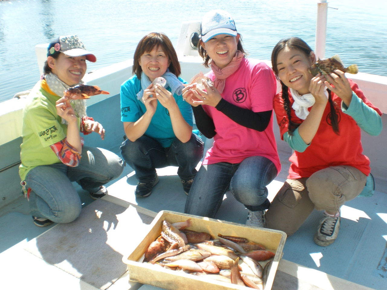 初心者でもたくさん釣れますよ〜!