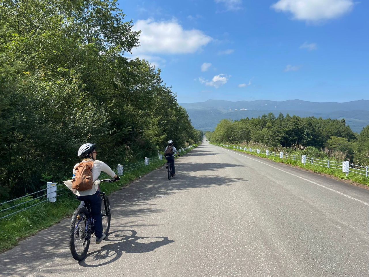 絶景の岩手山パノラマラインをダウンヒル