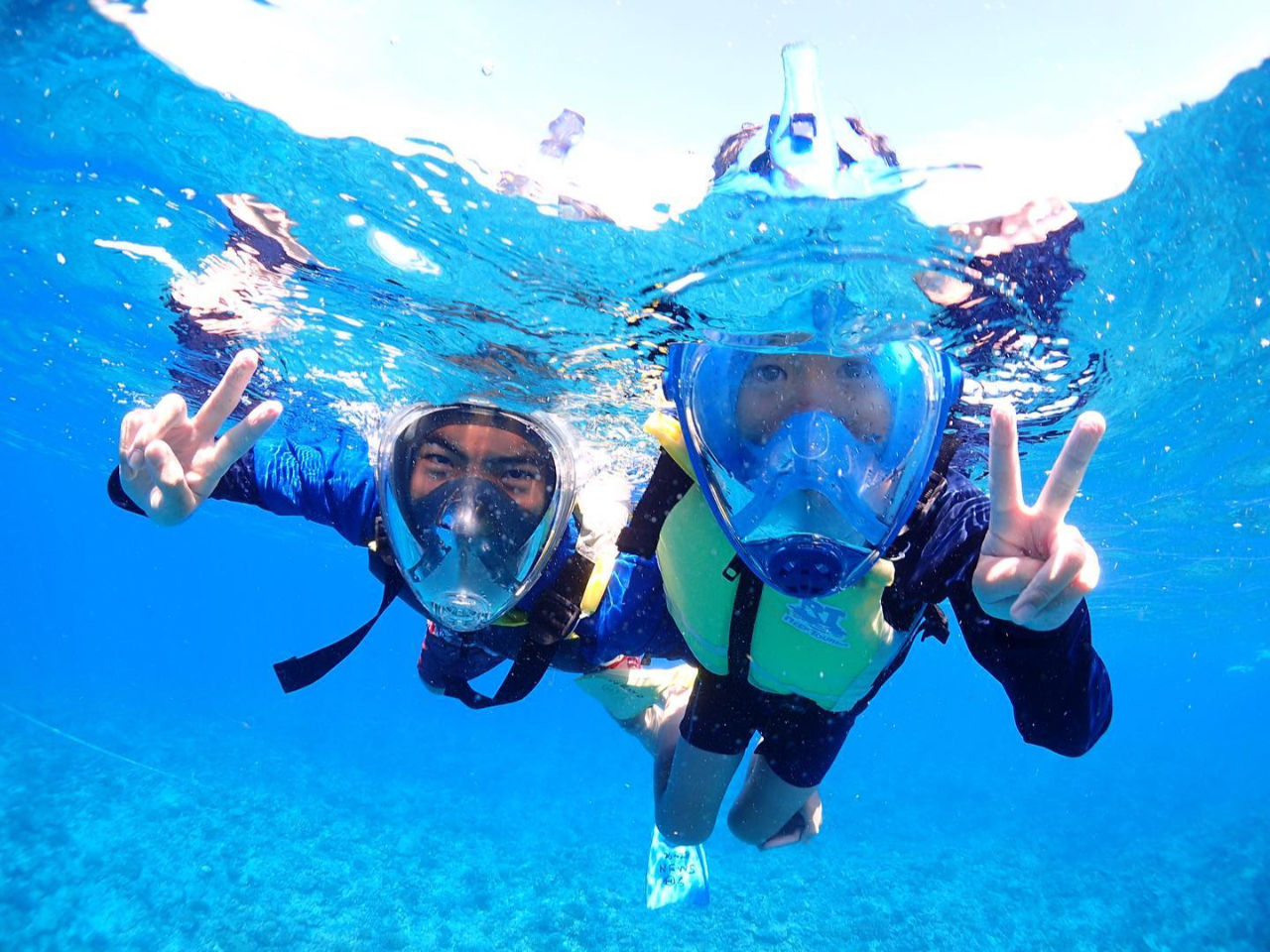 フルフェイスマスクは子供用サイズもありますので、お子様も安心して楽しめます^ ^♪