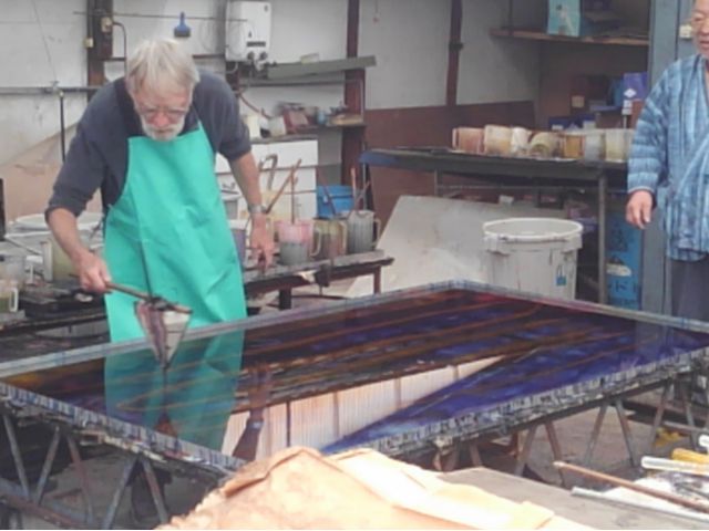 職人の実演のあと、作っていただけます。