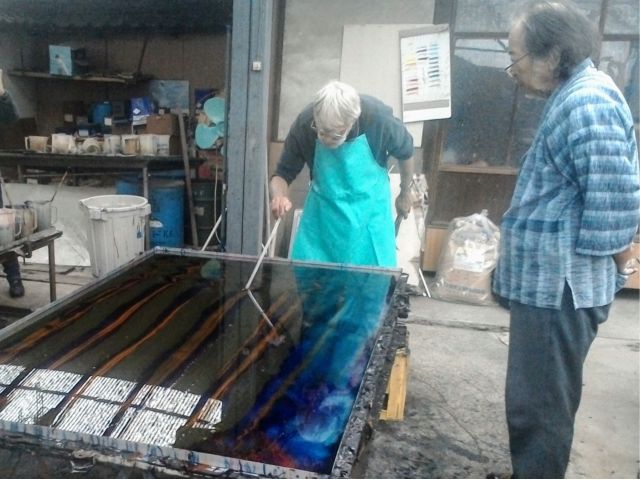 色々な道具で好きなように模様が作れます。