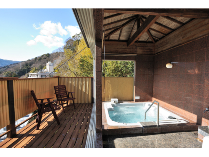 サンデッキからの眺めは最高!