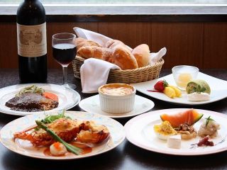 地元の新鮮素材を使ったカジュアルフレンチ(一例)