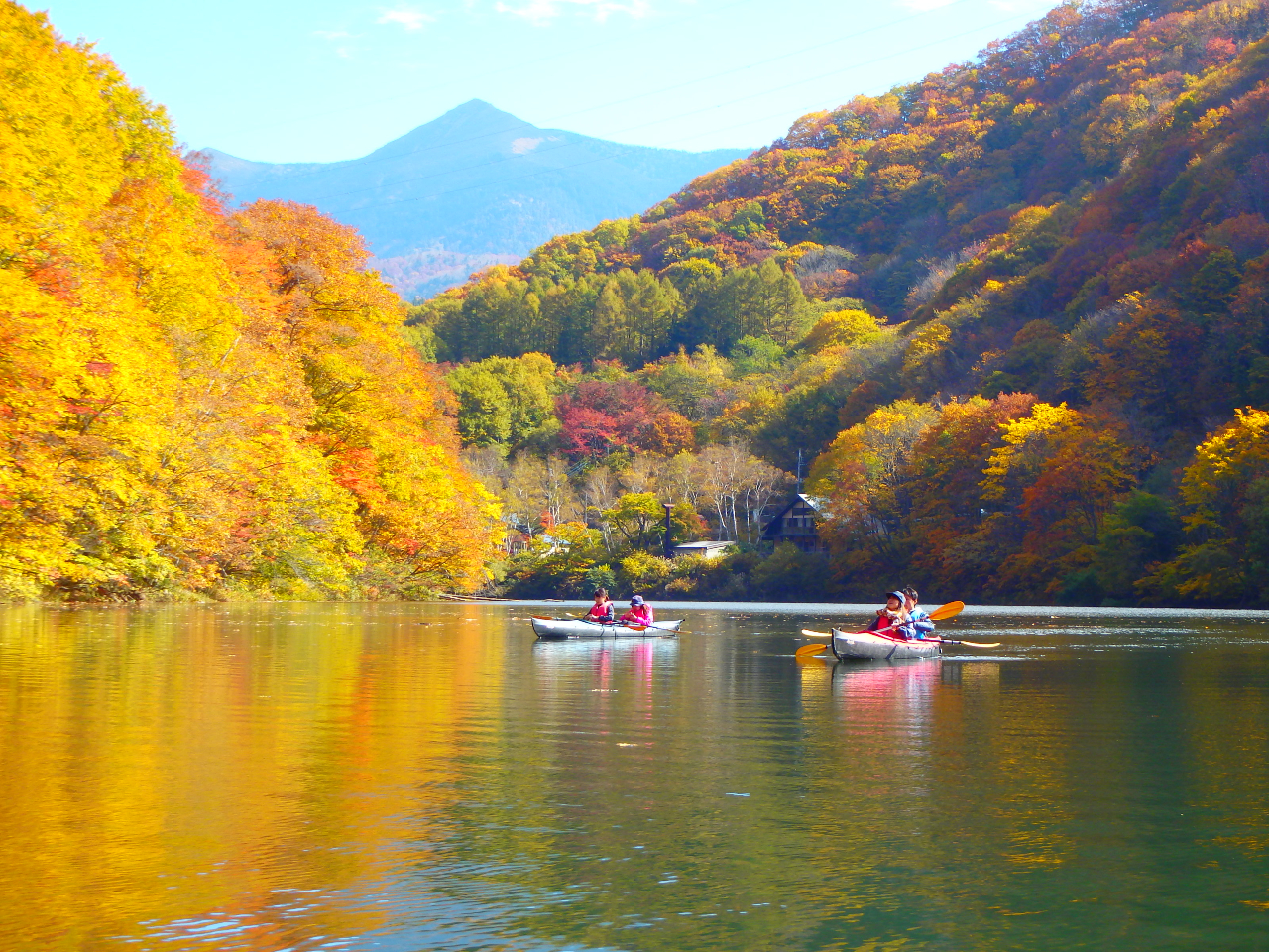 洞元湖から笠ヶ岳