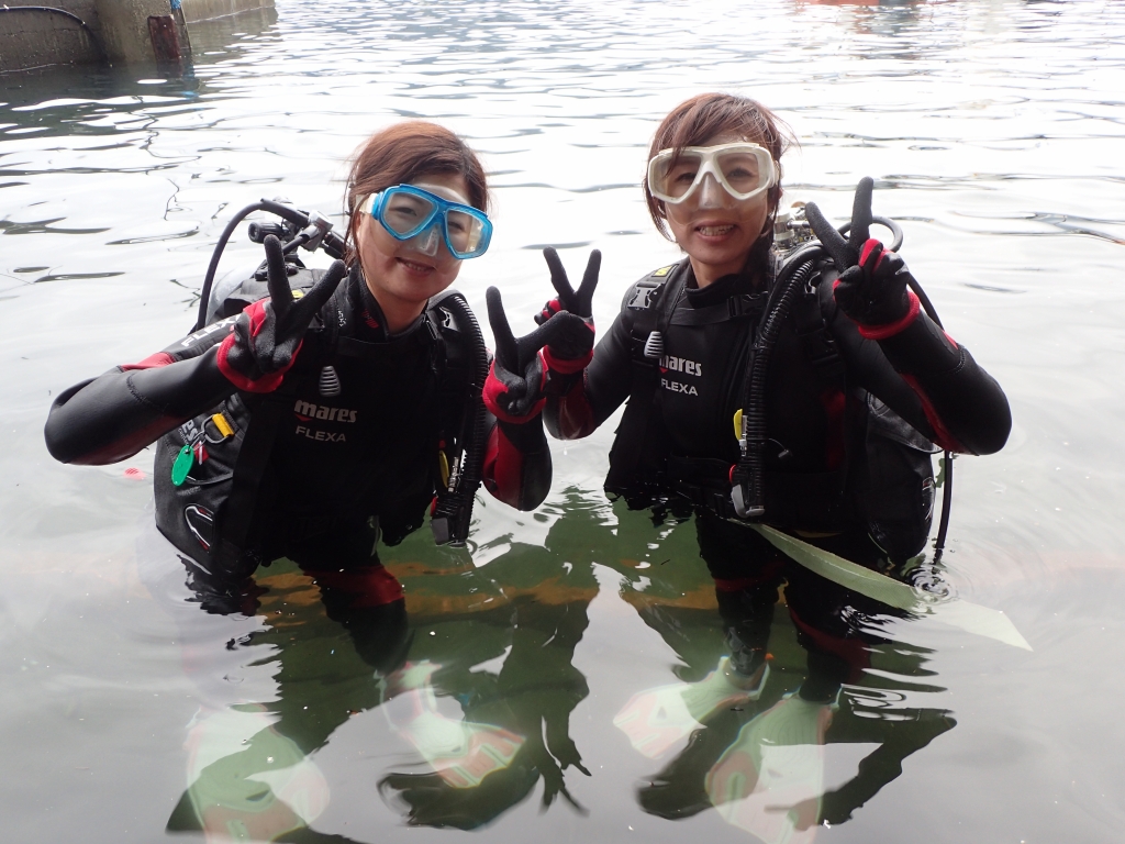 誰にでも簡単に出来る体験ダイビングです♪