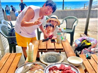 ガレージBBQ実施風景です。