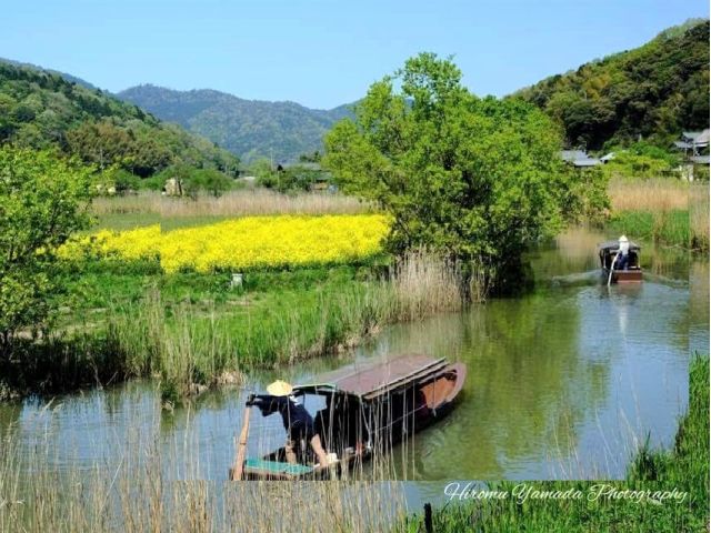 里山の風景が広がります。