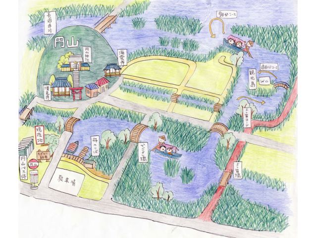 自然の恵みを体全体で感じる思い出の旅。「水郷巡りMAP」