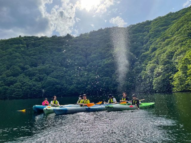 暑い日は水遊び