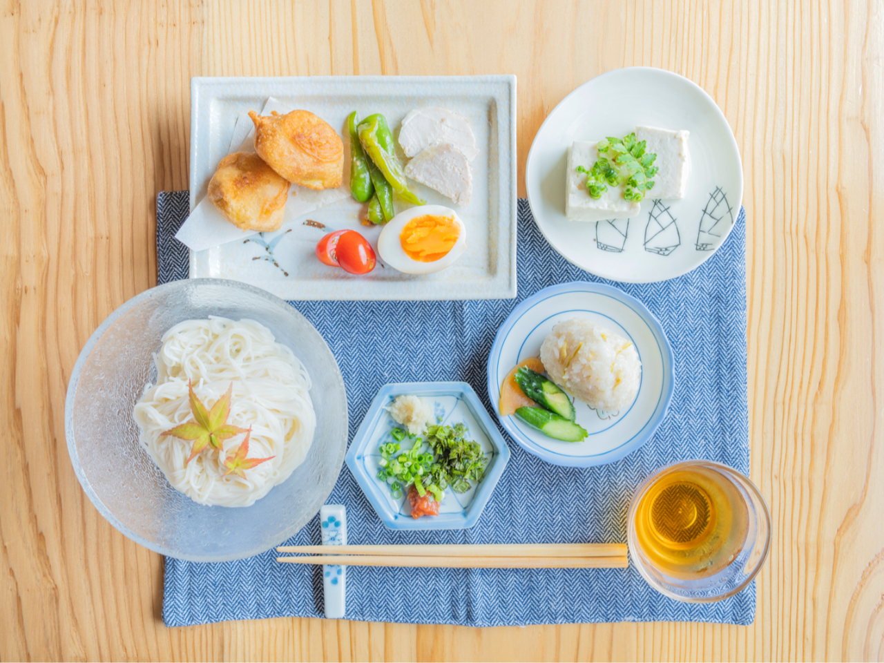 マイ箸づくり体験とお得なランチセット(写真は一例)