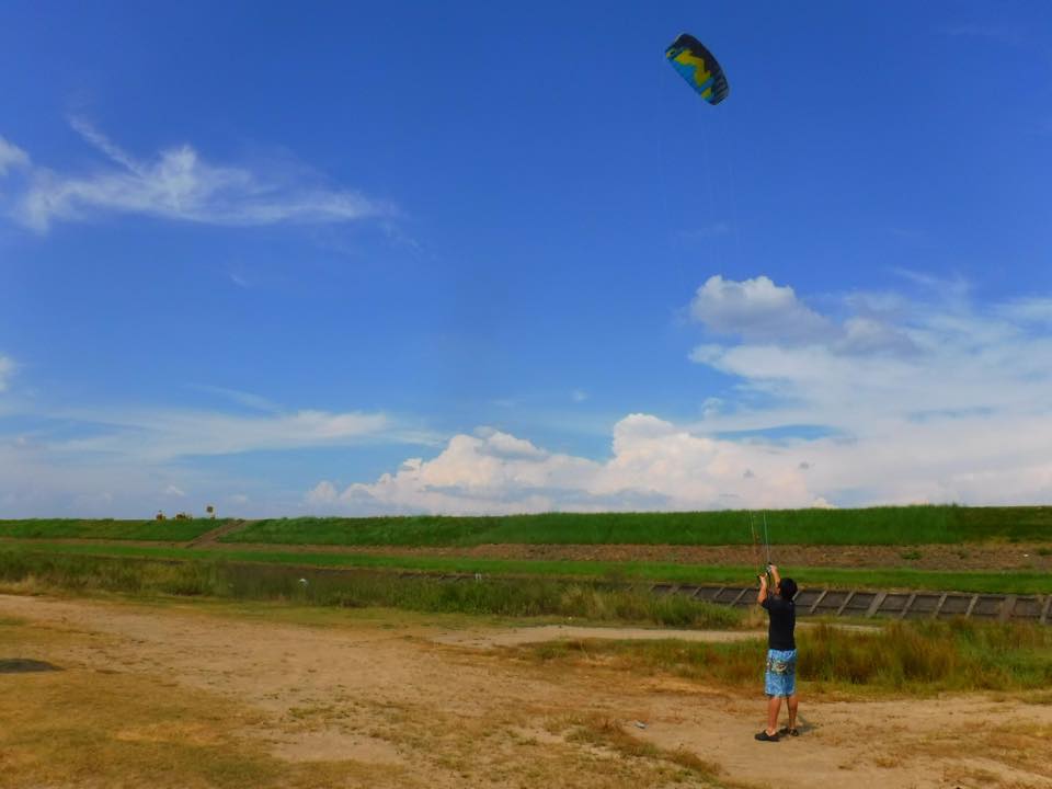 カイトボード練習風景☆