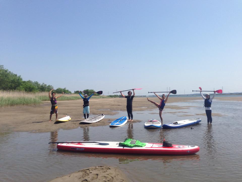 SUP初心者でもSUPの講習からのスタートで安心♪